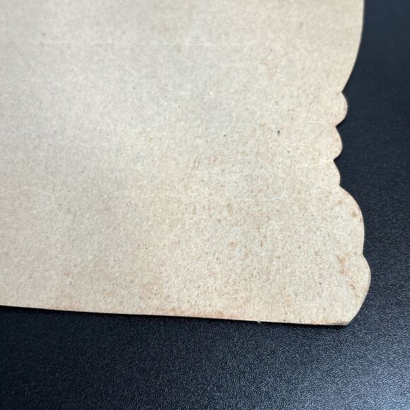 VINTAGE HALLOWEEN 15"X 10" CARD BOARD PUMPKIN DIE CUT OUT HALLOWEEN DECOR - Picture 4 of 7